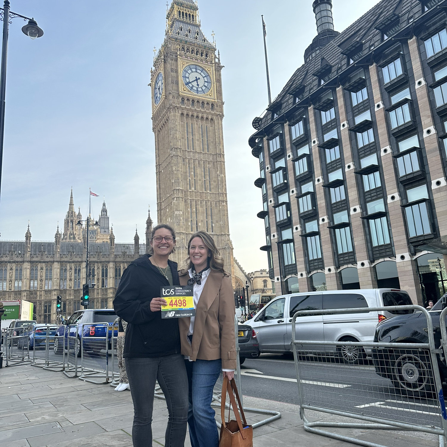 In London before Kezia’s first marathon!