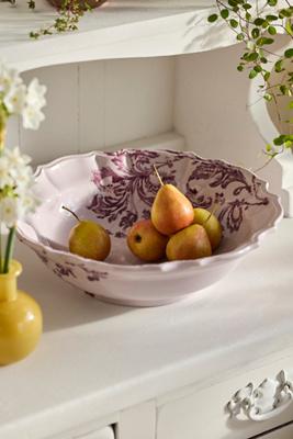 Botanical Silhouette Serving Bowl, Extra Large