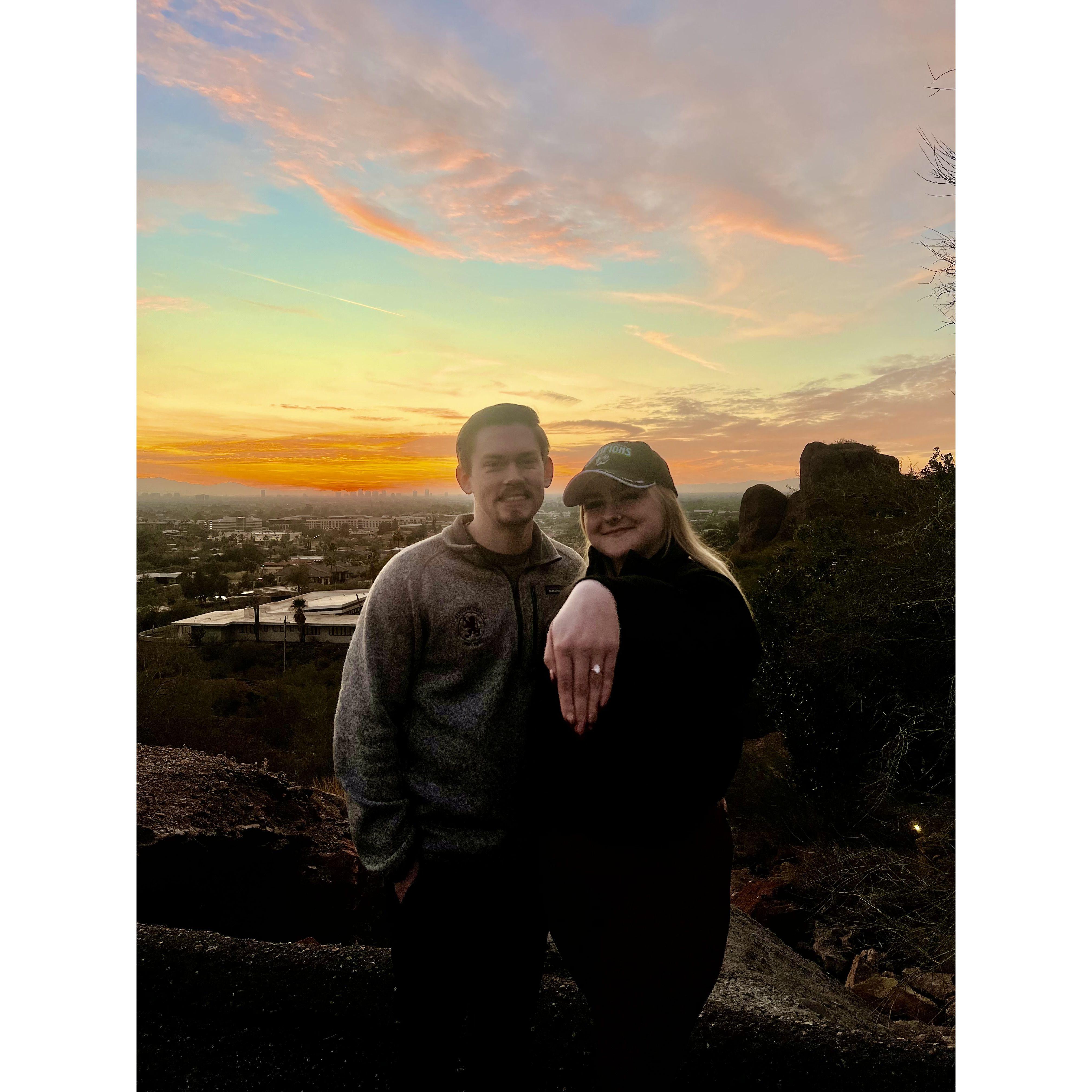 Day we got engaged, January 15th 2024