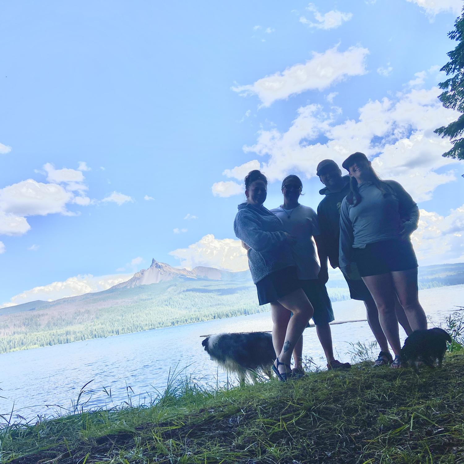 Diamond Lake with Wesley and Joe