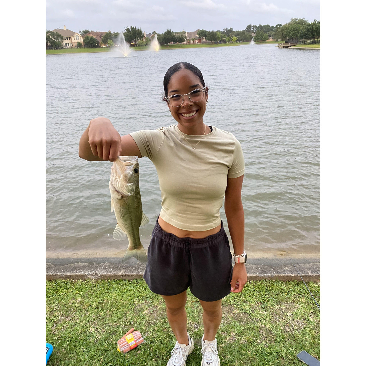 More fun adventures as Bill taught Olivia how to fish! She caught her very first fish, and it certainly won’t be her last!