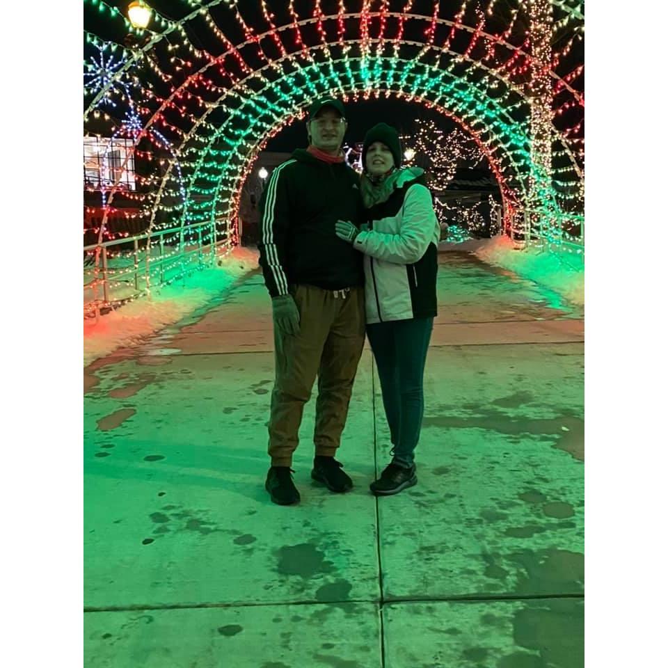 Hershey lights with our best friends