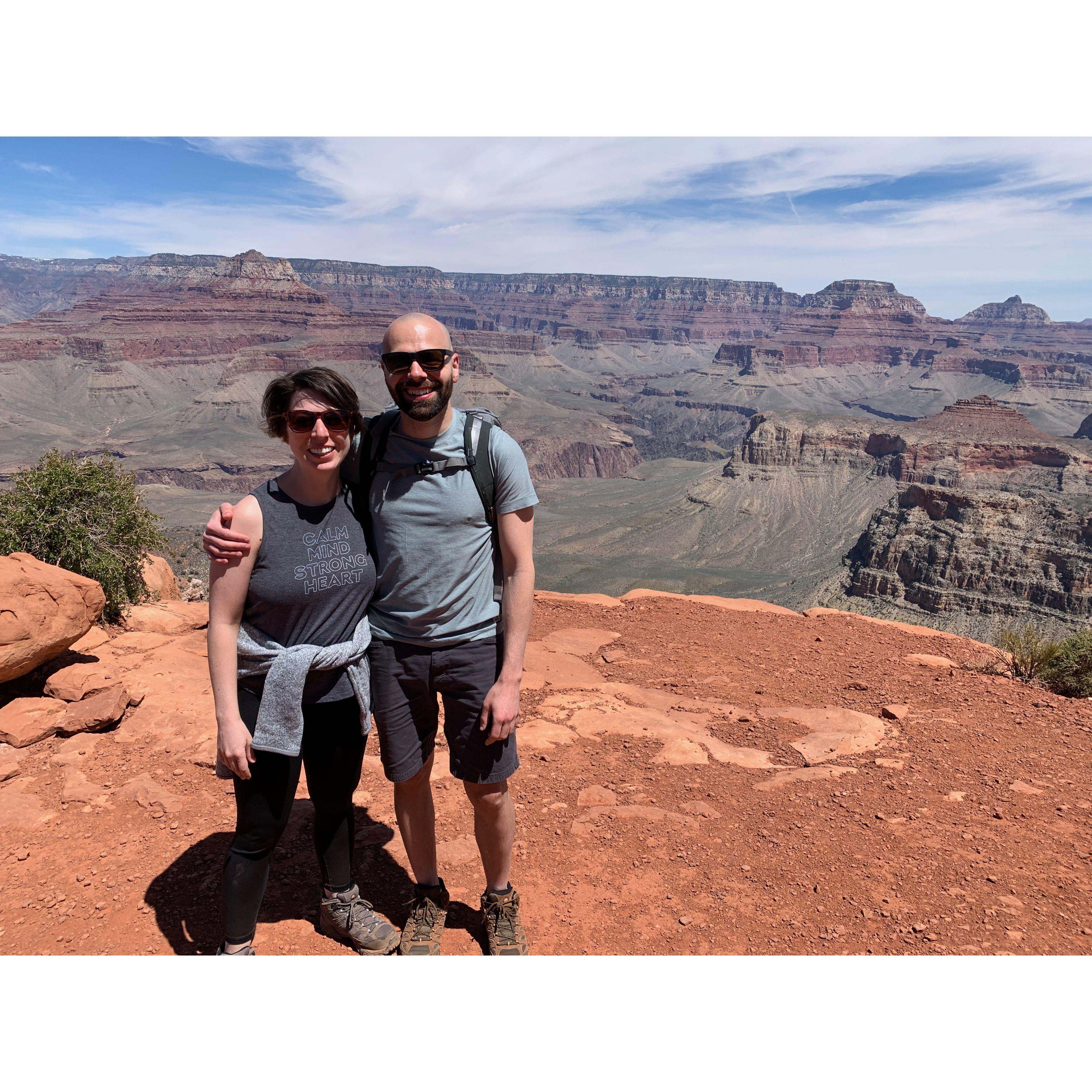 We made it out of the Grand Canyon alive!