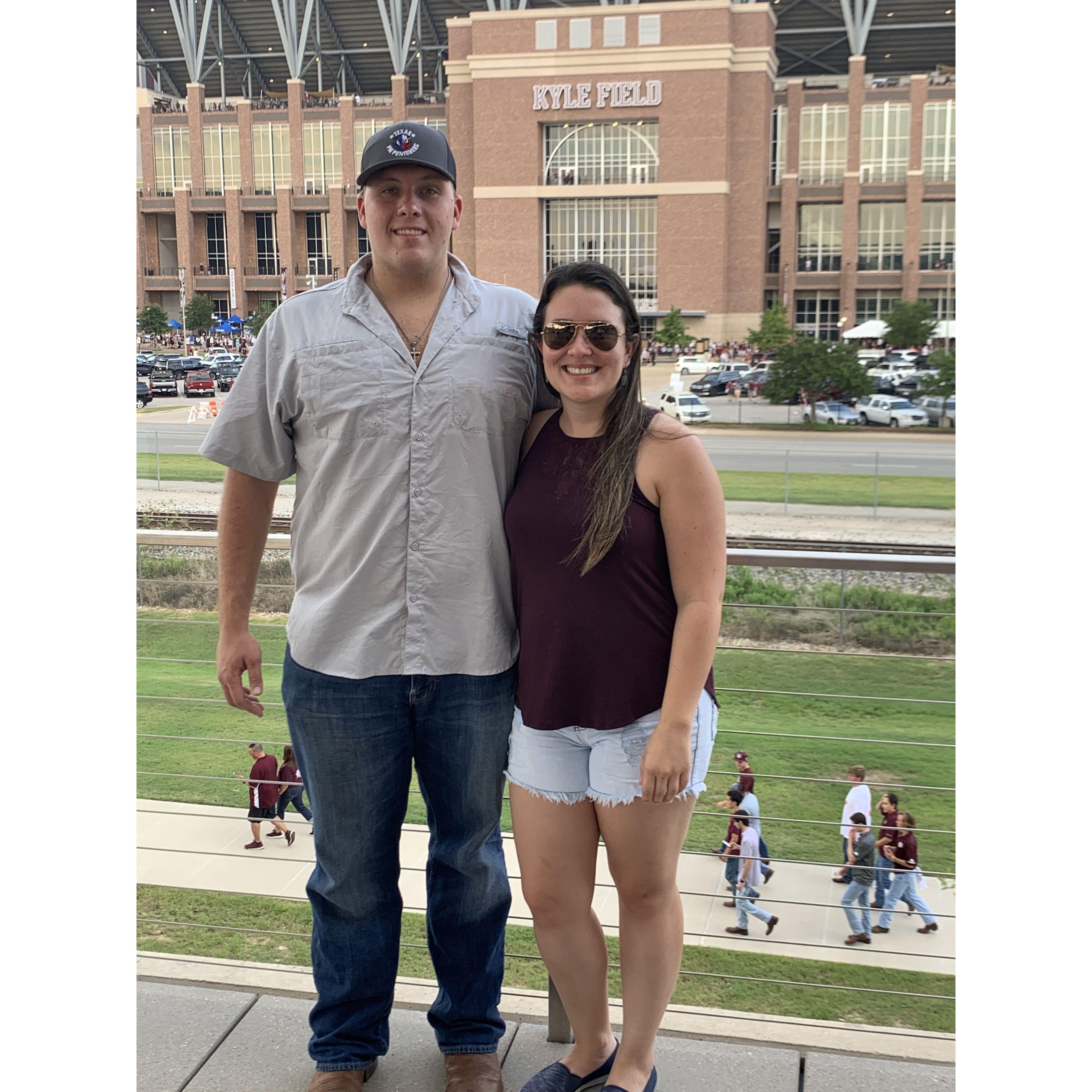 First aggie game together! 