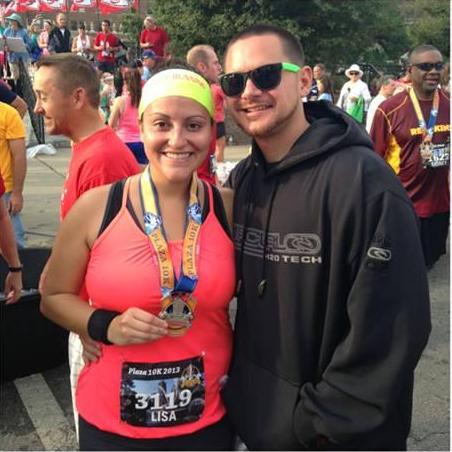 My biggest fan on race day