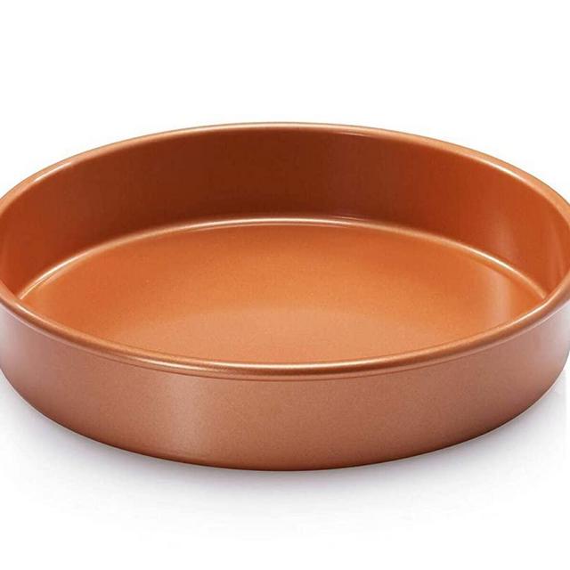Gotham Steel Ultra Durable Bakeware - Nonstick Copper Loaf Baking Pan 9.7-Inch-by-5.75-Inch - with Quick Release Ceramic Coating, Dishwasher Safe