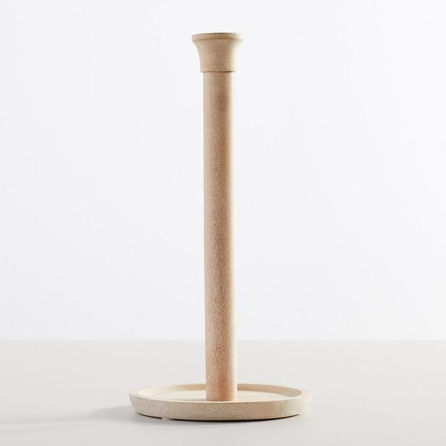Chateau Wood Paper Towel Holder - White Wash