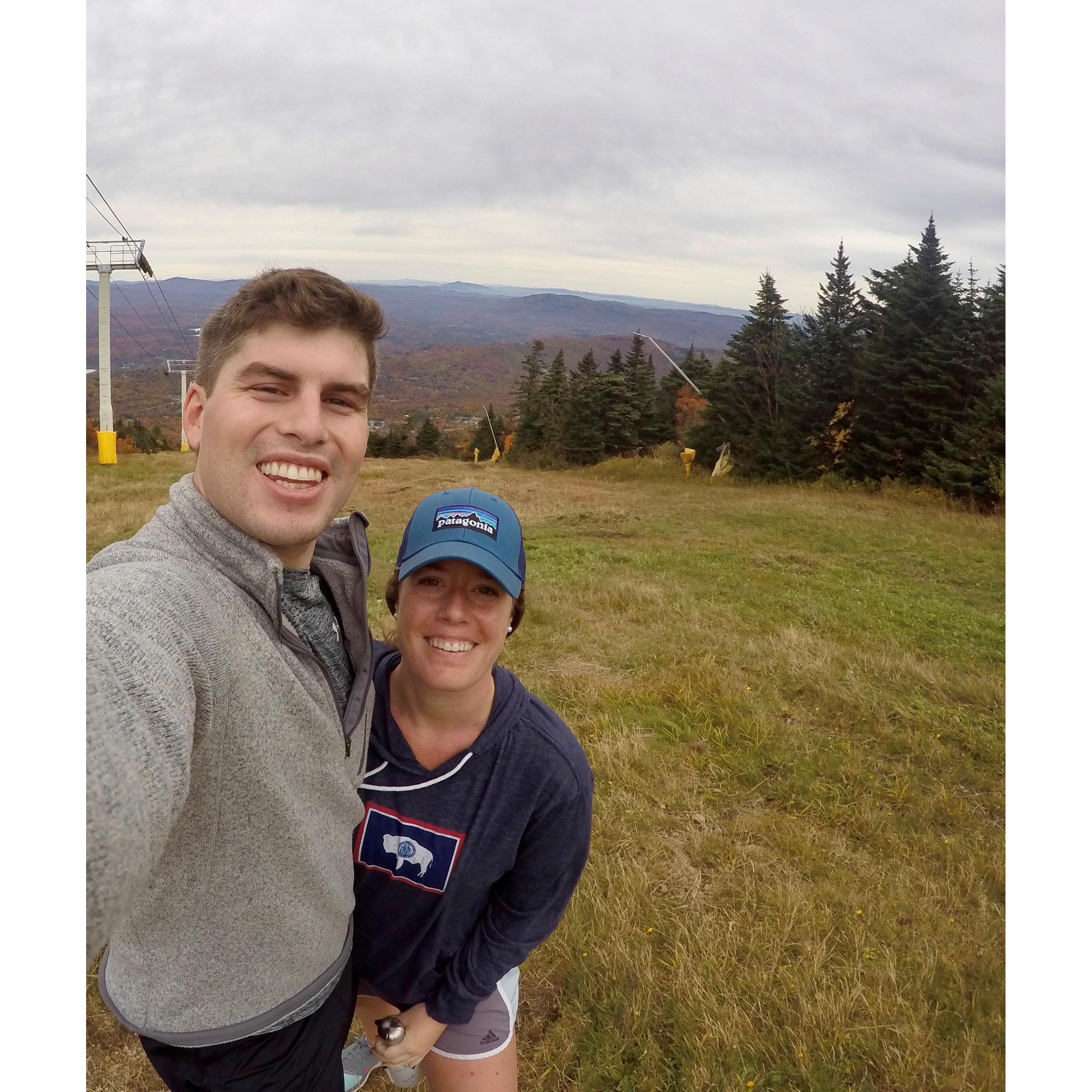 Celebrating Bridget's 24th at Stratton Mountain in VT!