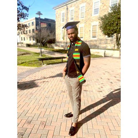 David graduating form Morgan State University in 2021!