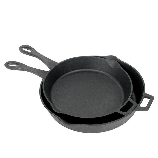 Bayou Classic Cast Iron 2-Piece Skillet Set