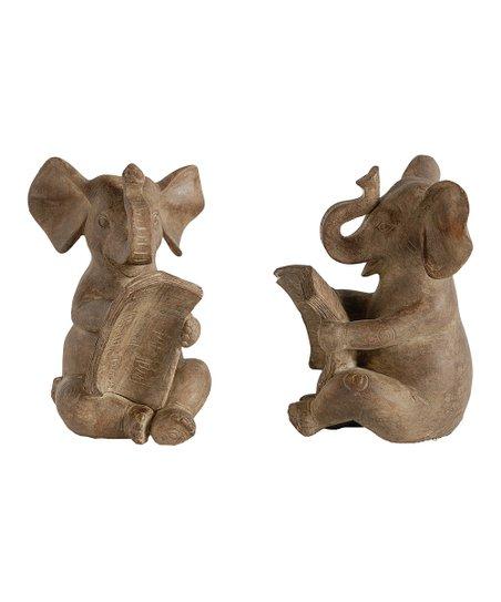 Elephant Bookend - Set of Two