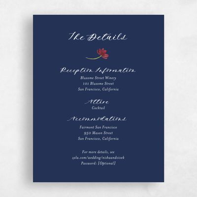 Midnight Blue Wedding Enclosure - Monaco