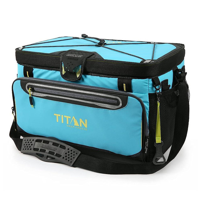 Arctic Zone Titan Deep Freeze Cooler - Zipperless Hardbody Cooler - Camping & Beach Cooler - Small and Large Capacity - Deep Freeze Insulation, HardBody Liner, and SmartShelf