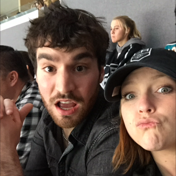 First hockey game