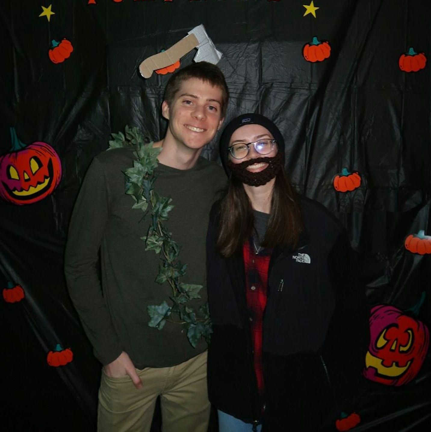 A lumberjack and a tree