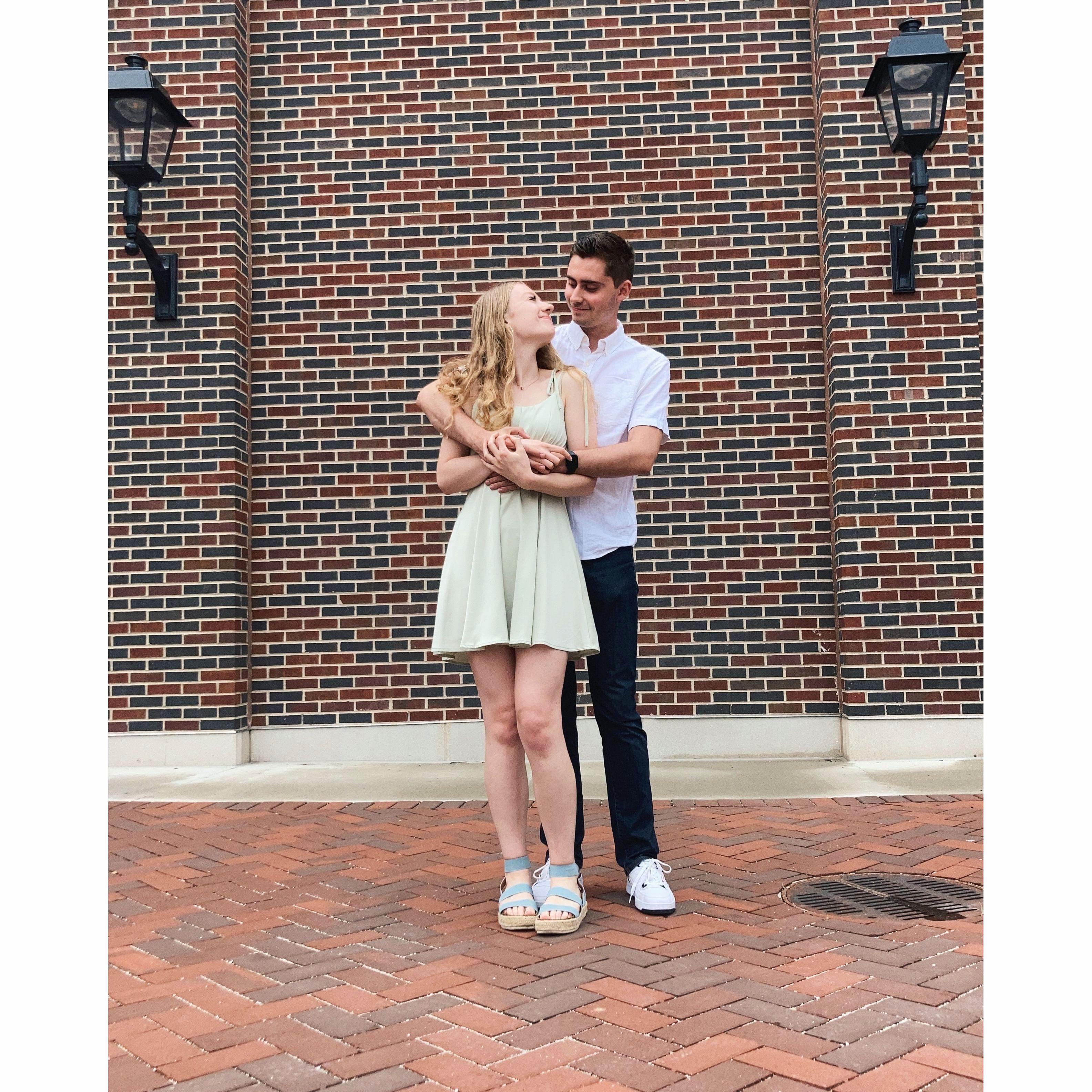 Our last date before Caleb left for Guatemala for 6 months - May 2023