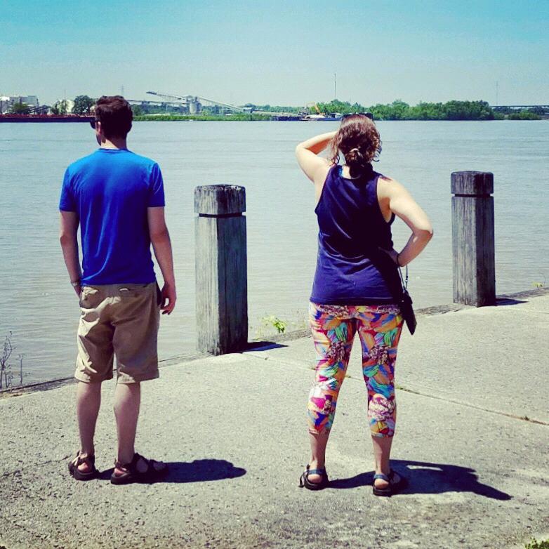 Checking out the Mississippi River, Science Pants-style
