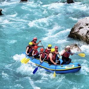 Whitewater Rafting On the Soča Valley River