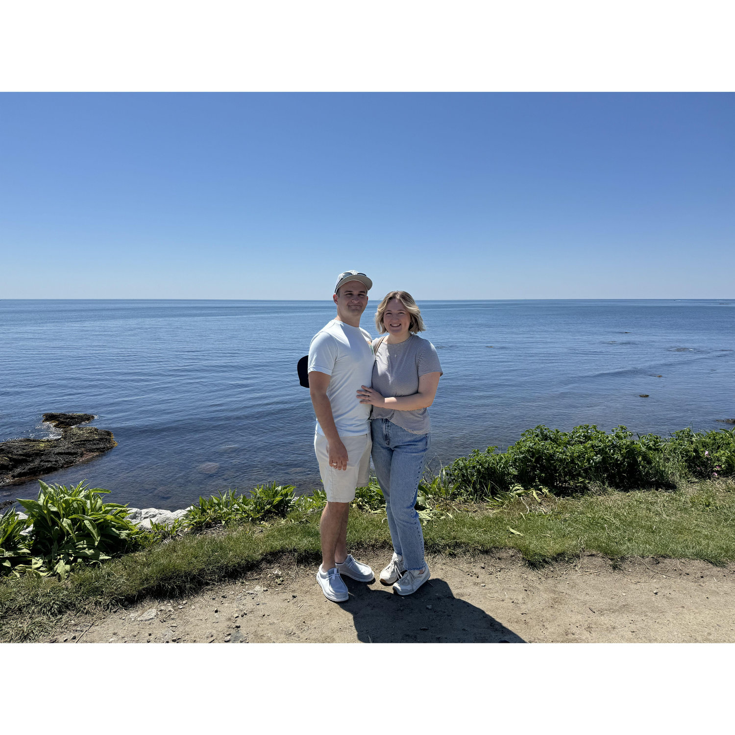 The cliff walk in Newport, RI. Quickly became one of our favorite spots