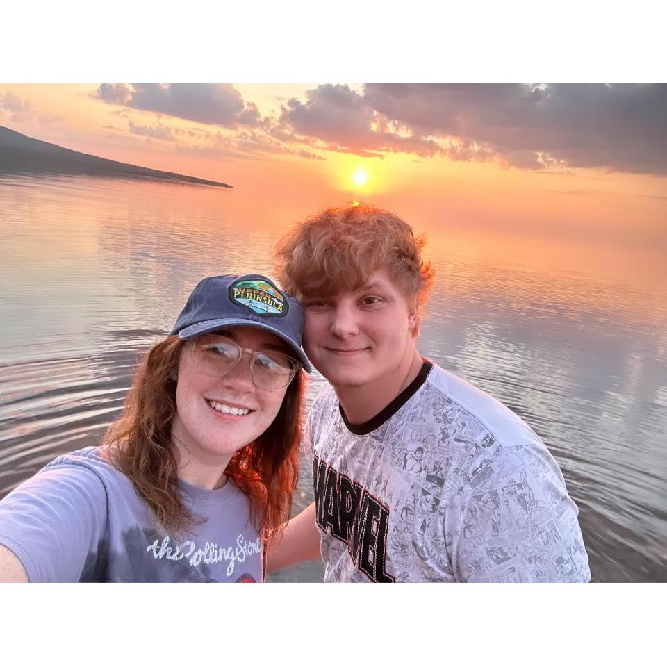 Beautiful sunsets in upper peninsula