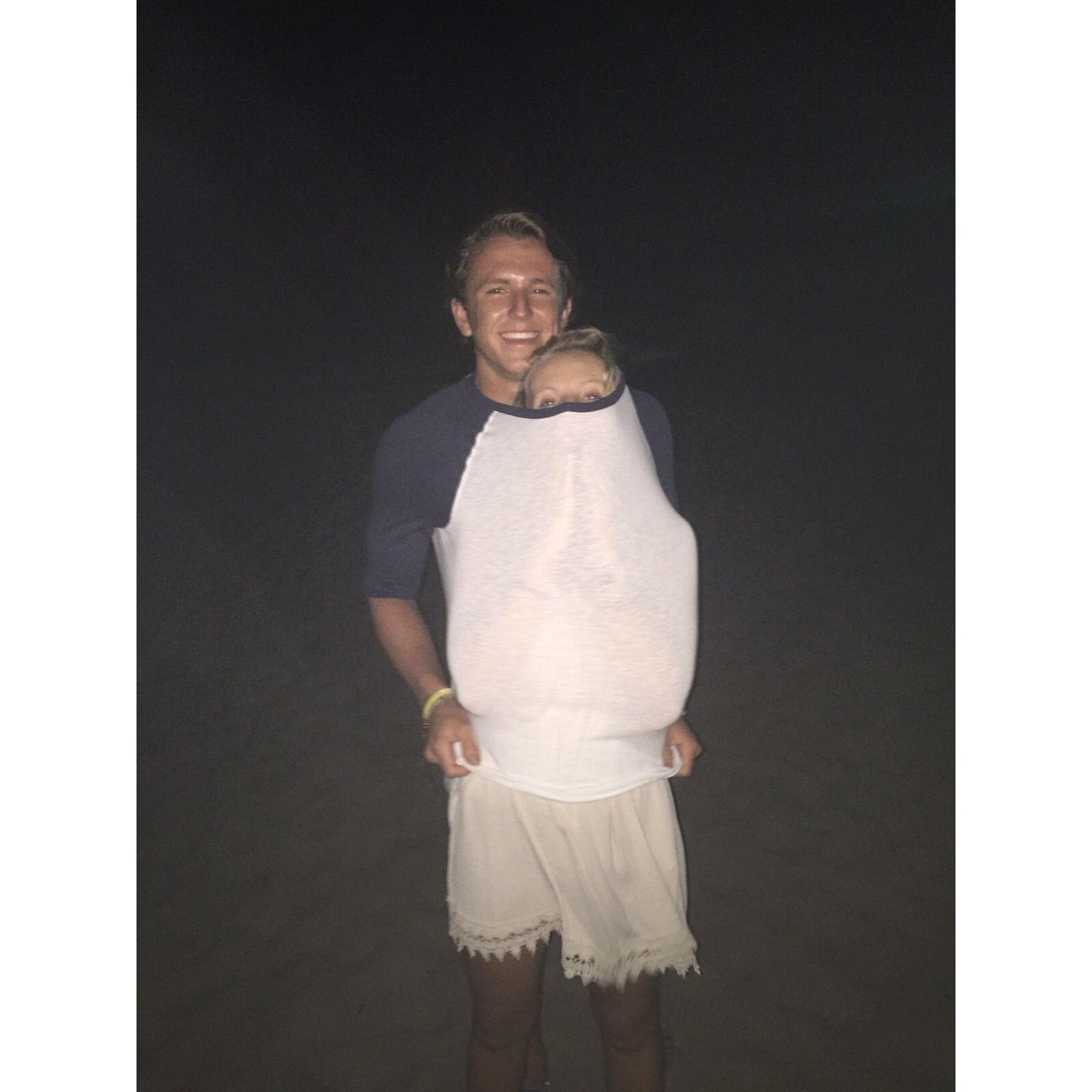 Our first photo together... a holiday romance, turned into forever 2015.