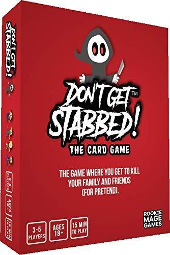 Don't Get Stabbed!: The Party Game Where You Get to Kill Your Family and Friends (for Pretend). Exciting Adult Card Game for Horror Movie Fans!