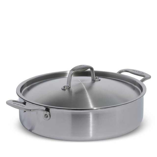 Made In 5 Ply Stainless Clad 6 Qt. Rondeau with Lid