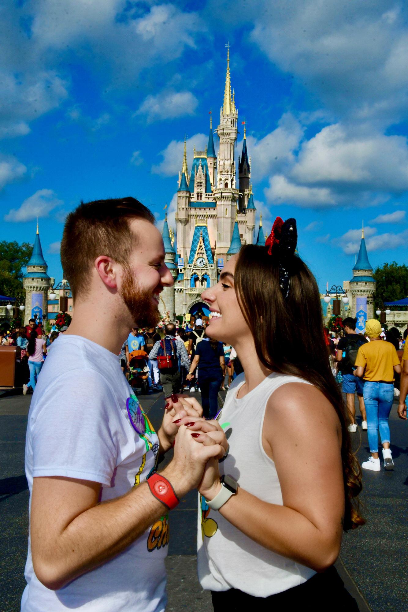 Our first trip to Disney World as an engaged couple.