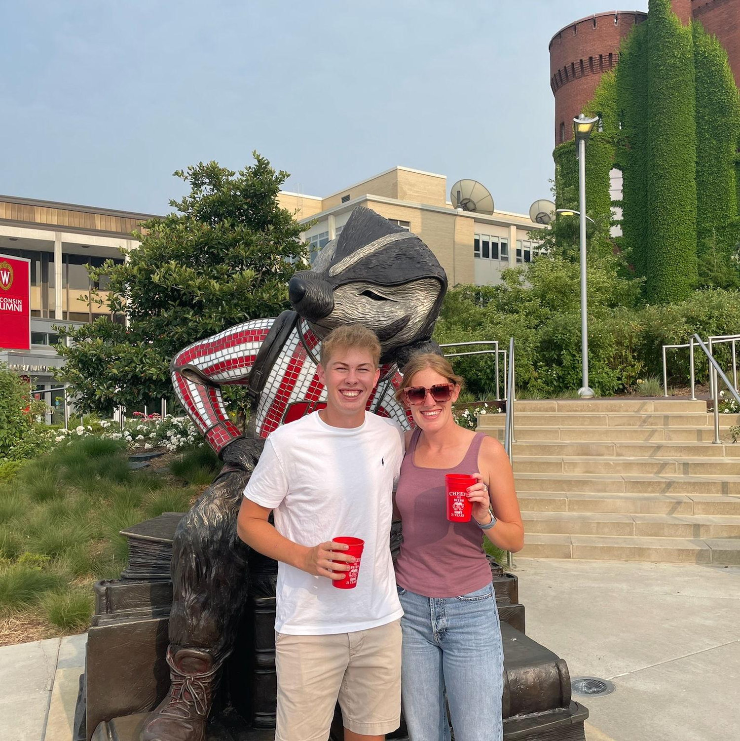Tierney and her brother, Sean