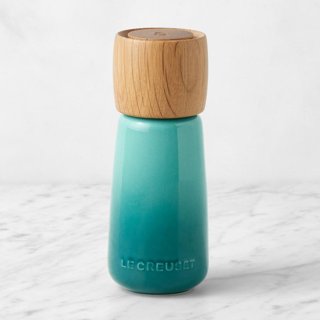 Le Creuset Alpine Salt Mill, 7", Riviera