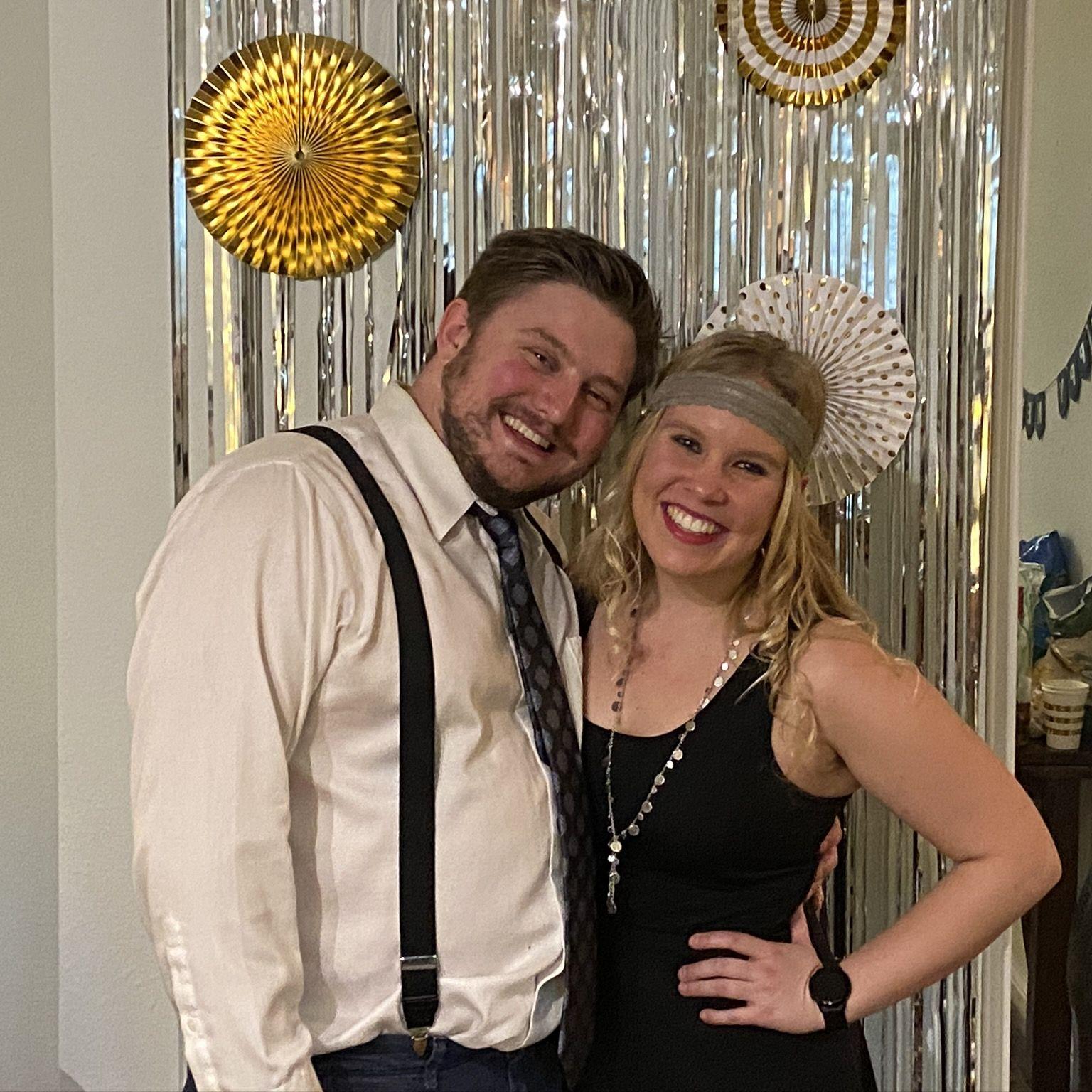 Roaring 20’s themed New Year’s party ringing in 2020…if only we knew what the new year was to bring.