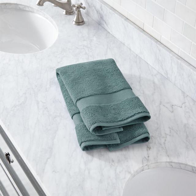 Organic 800-Gram Ocean Blue Turkish Hand Towel