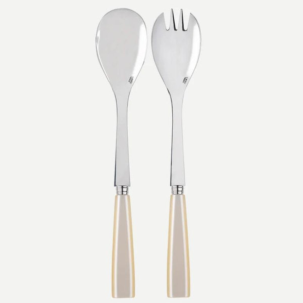 Sabre Icône, Pearl - Salad cutlery set