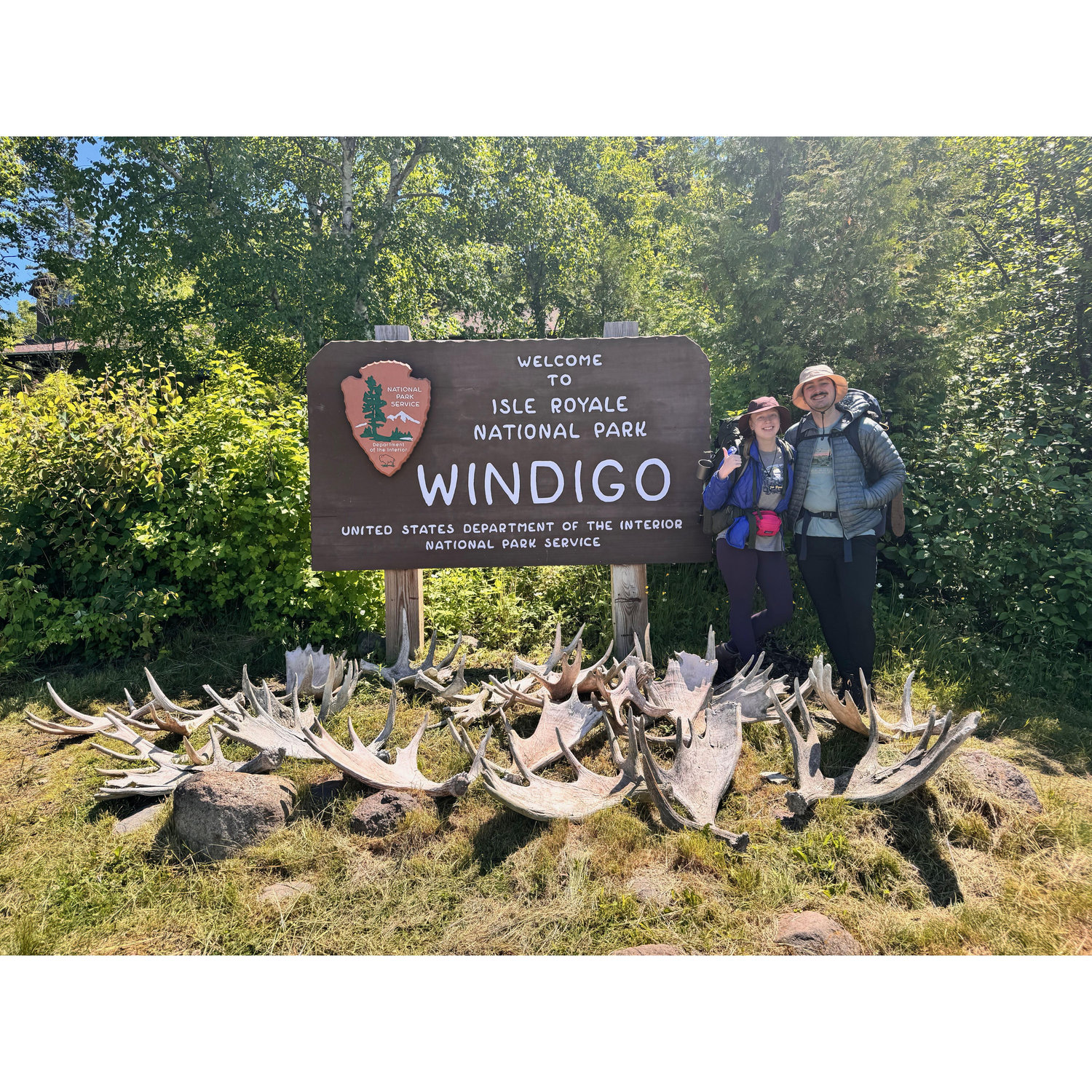 One of our most recent adventures - backpacking at Isle Royale National Park! We saw moose, foxes, a wolf, and swam in Lake Superior!