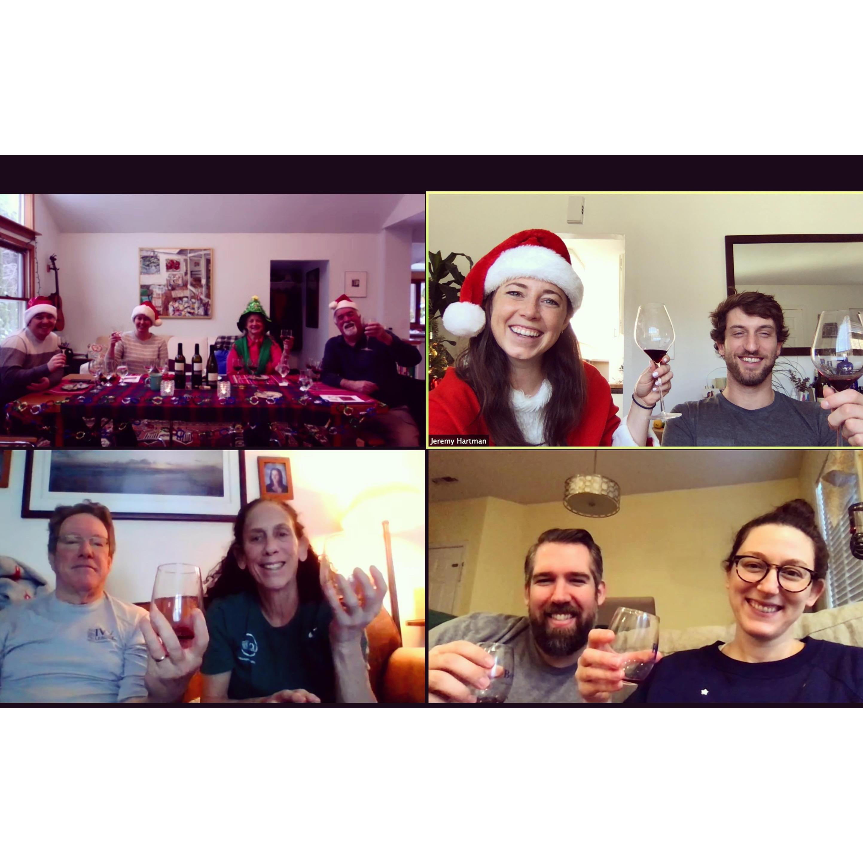 The Jones-Hartman zoom holiday wine tasting