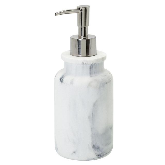 Everhome™ Faux Marble Lotion Dispenser in White