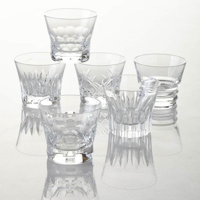 BaccaratEveryday Baccarat Assorted Old Fashion Tumblers, Set of 6