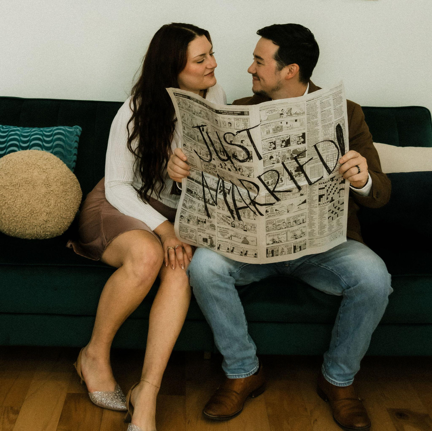 THIS JUST IN: We got married!