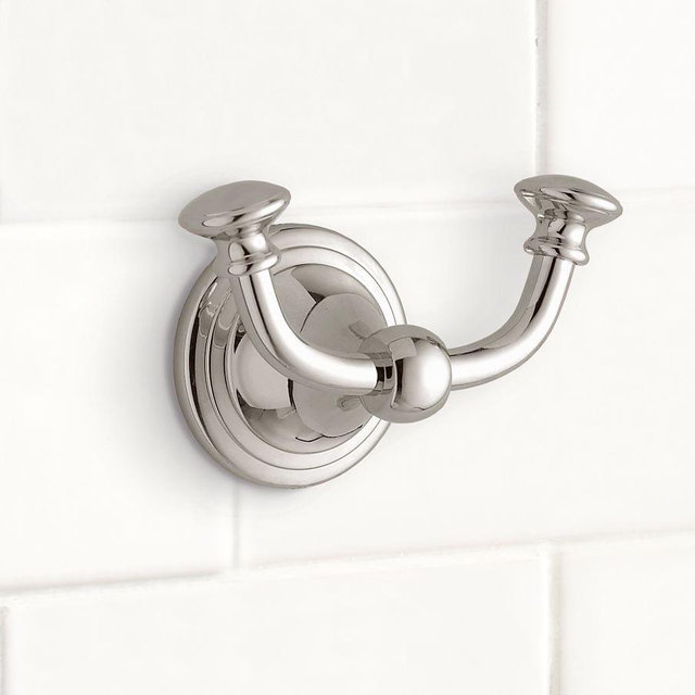 Chrome Mercer Double Wall Hook