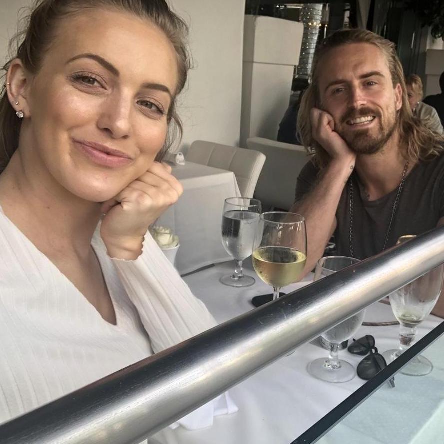 At our favorite lunch spot in Beverly Hills.