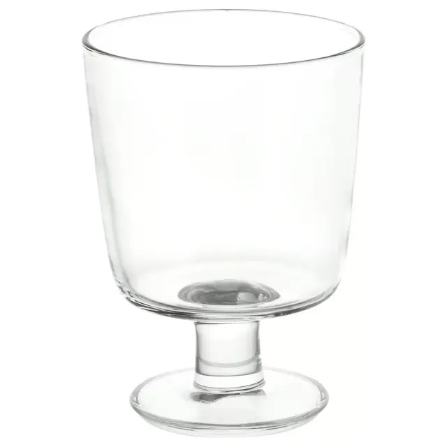 IKEA 365+Goblet, clear glass10 oz