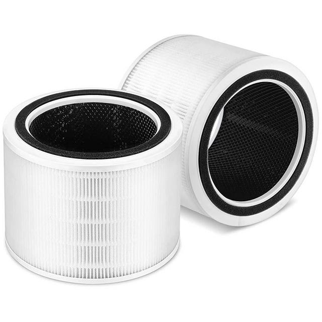 2 Pack Core 200S Replacement Filter Compatible with LEVOIT Levoit Core 200S Smart WiFi Air Purifier, 3 stages Ture H13 HEPA Filter, Compare part# Core 200S-RF
