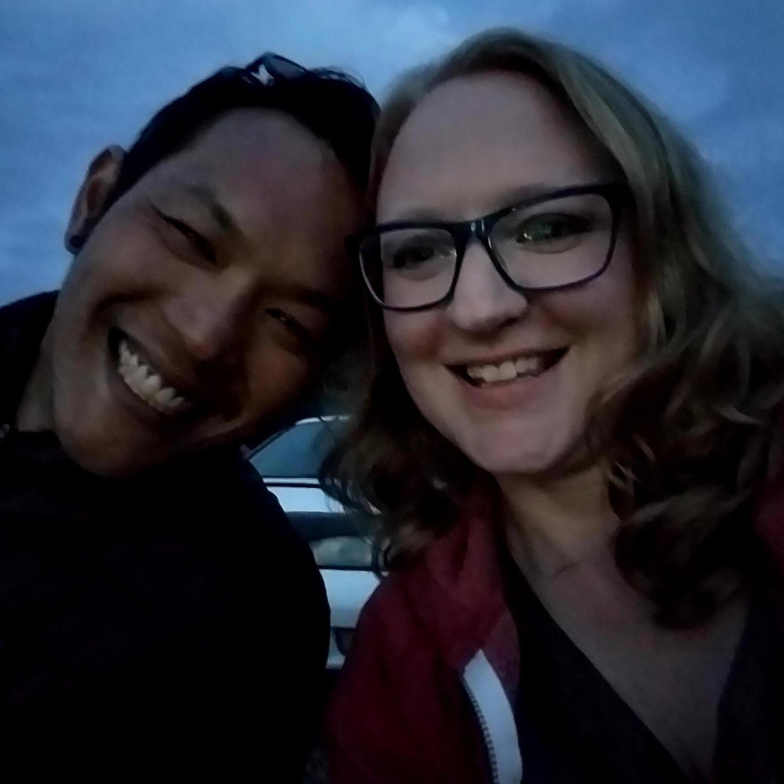 Sparks fly on the 4th of July...Cathy and Damien found every excuse to spend time together early in their relationship, attending two fireworks displays in 2017.