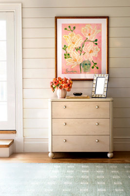 Tasha Lacquer Three-Drawer Dresser