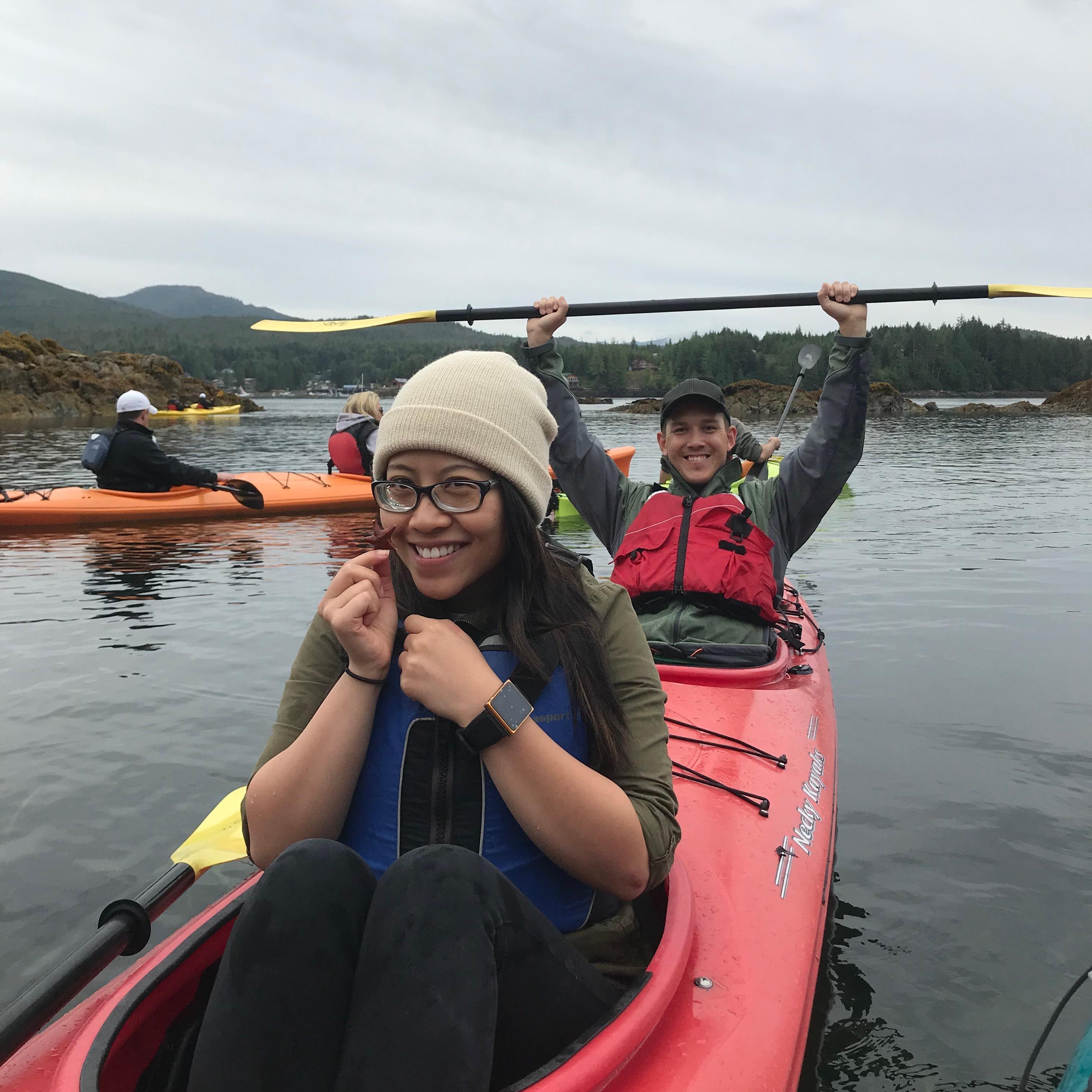 Sea kayaking in Ketchikan, AK
