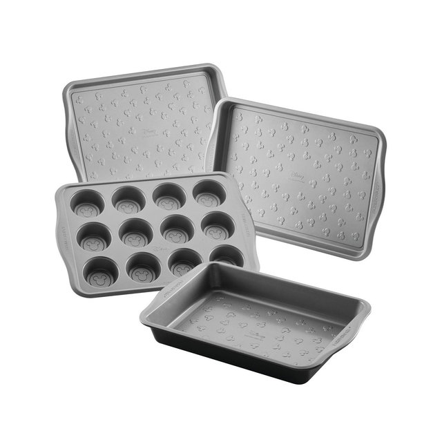 Farberware Disney Bake with Mickey Mouse Steel 4-Piece Bakeware Set
