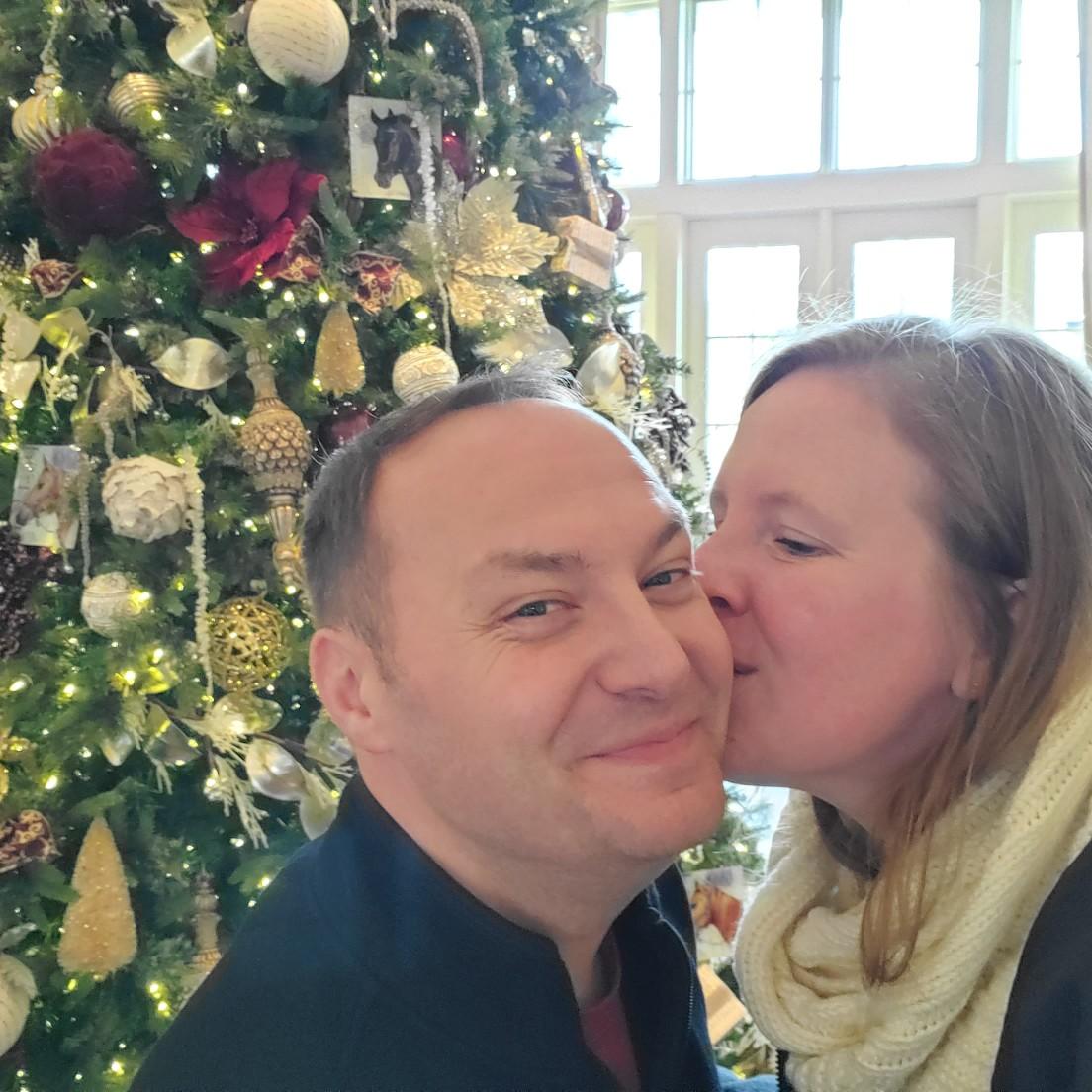 At the Salamander Resort. John looks so pleased because he knows he will propose soon!