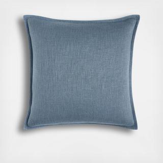 Laundered Linen Square Pillow Cover
