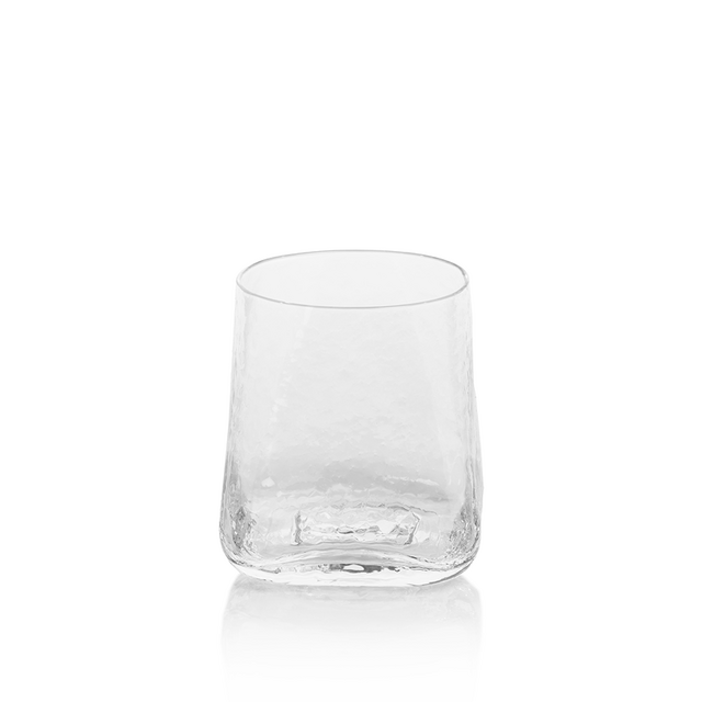 Kallos Hammered Rock Glass