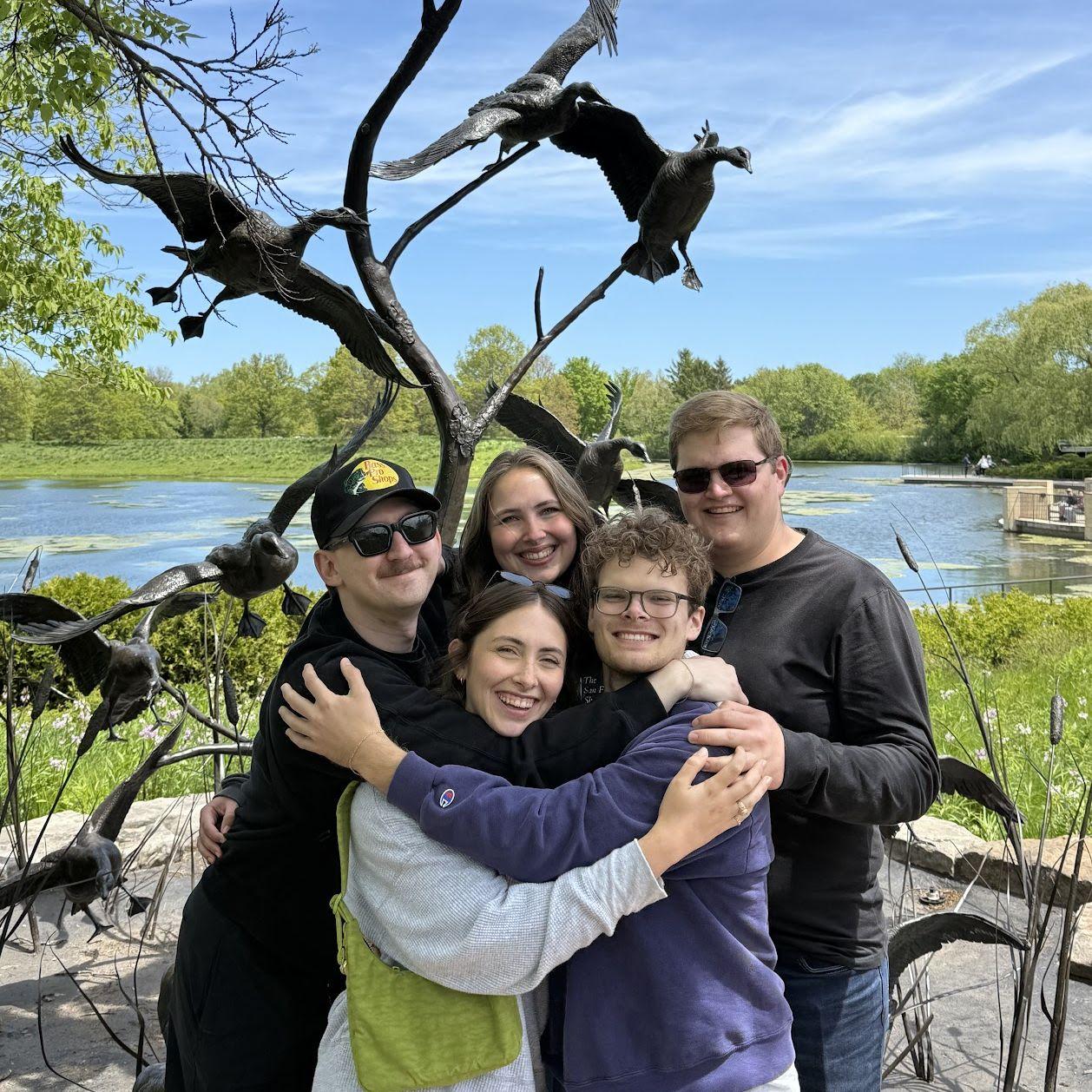 Summer trip to Chicago with Ella's siblings